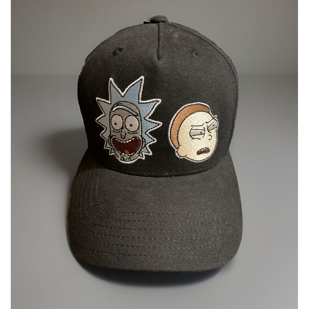 New Rick and Morty Big Face Character Cartoon Heads Adjustable Snapback Hat